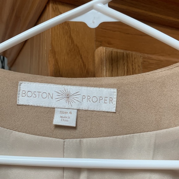 Beautiful Faux Fringe Jacket by Boston Proper Size 4 - Picture 2 of 4